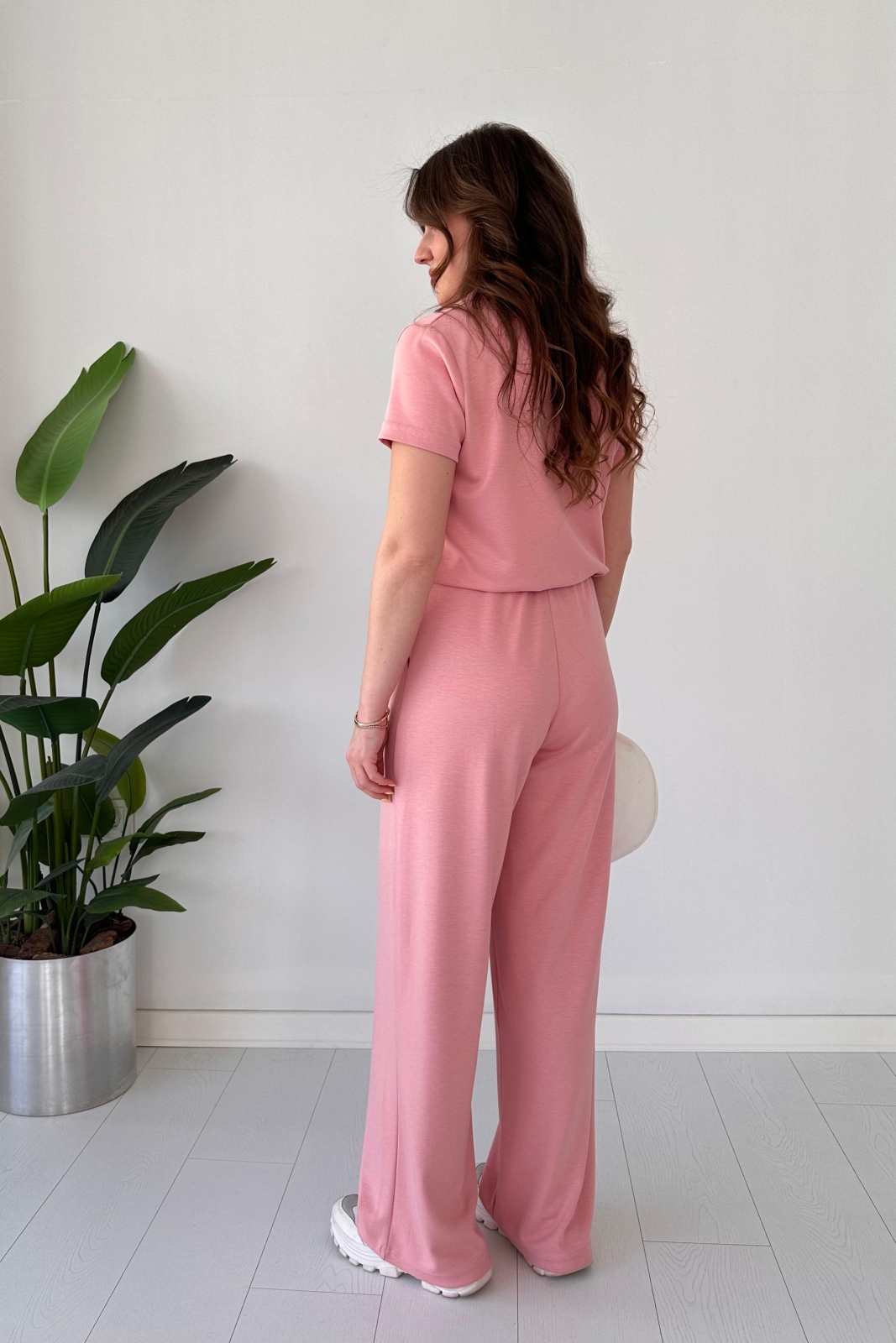 Costume en modal à col polo