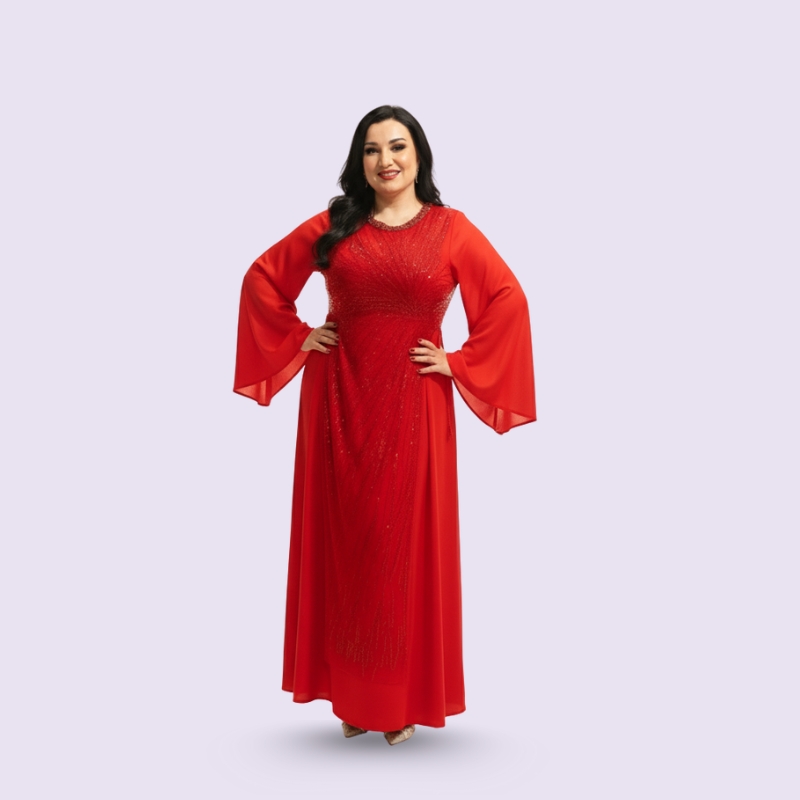 Robe red velvet