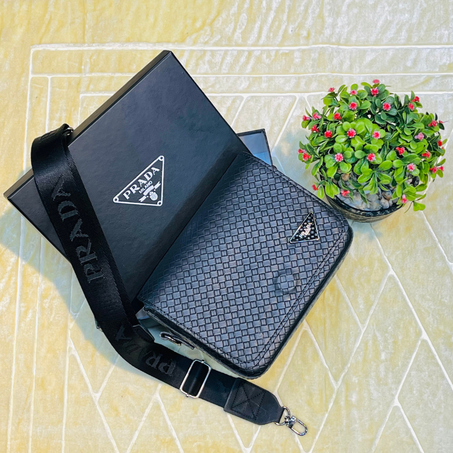 sacoche prada luxury black