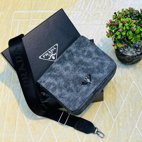 sacoche prada dégradé gris