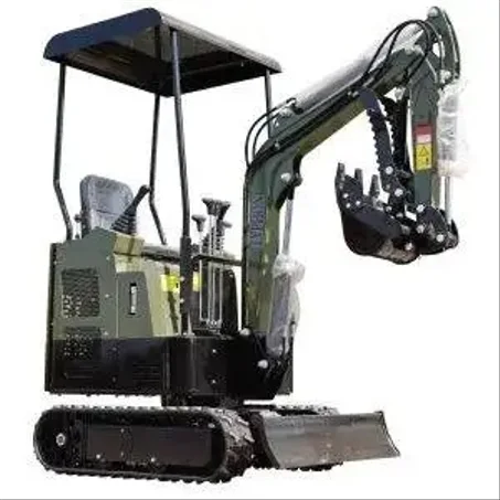 TYPHON TERROR XIII Mini Excavator – 1.3 Ton Trench Digger with Canopy, Hydraulic Thumb Clip, 13.5hp B&S Engine USA