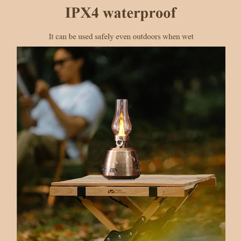 شاحن سيارة فائق السرعة 4 في 1 لمنفذ ولاعة السجائر - Portable Bluetooth Speaker Wood Grain