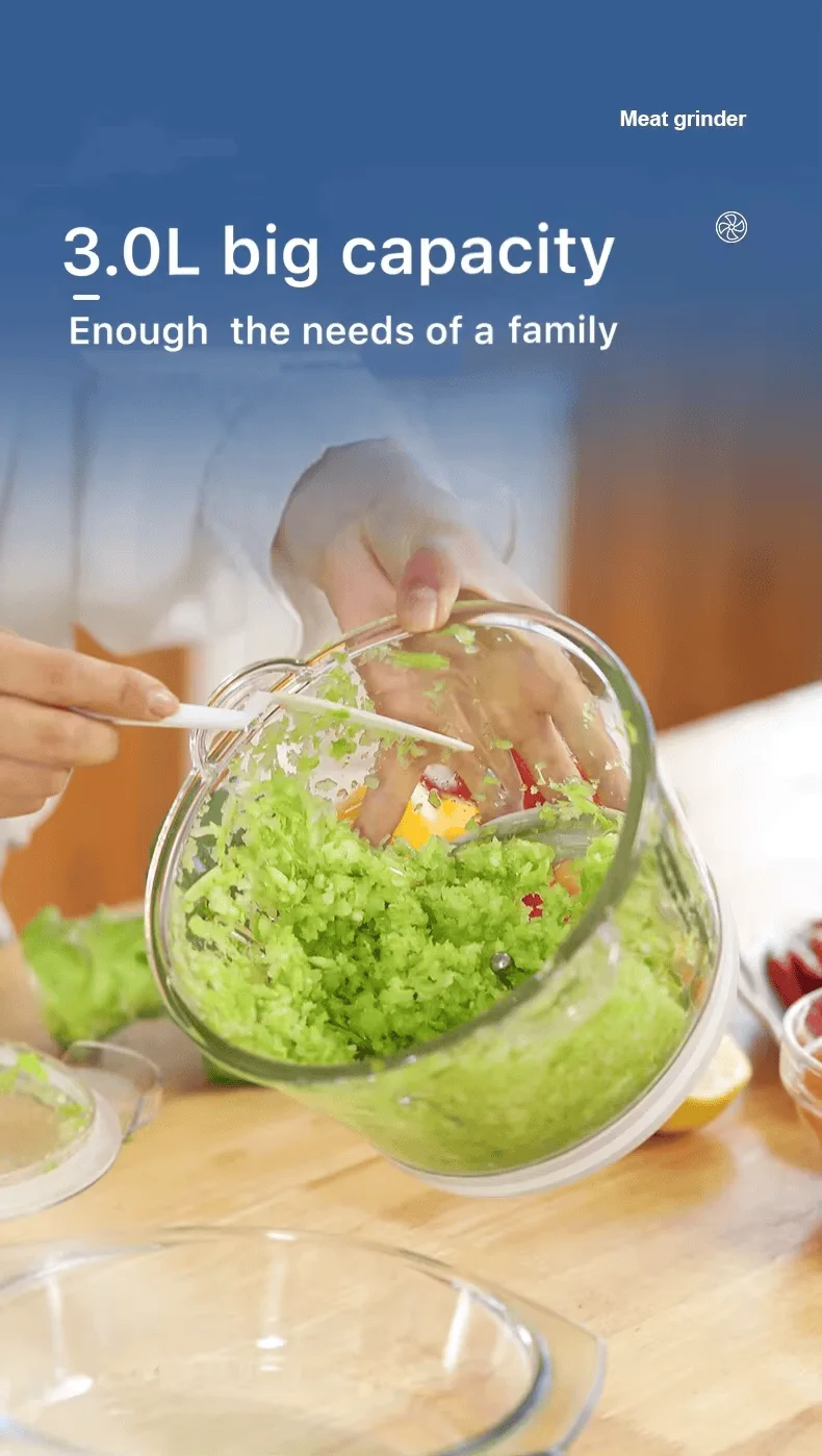 هاشور لحم متعدد الوظائف - Multifunctional electric meat grinder