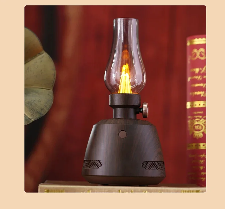 شاحن سيارة فائق السرعة 4 في 1 لمنفذ ولاعة السجائر - Portable Bluetooth Speaker Wood Grain