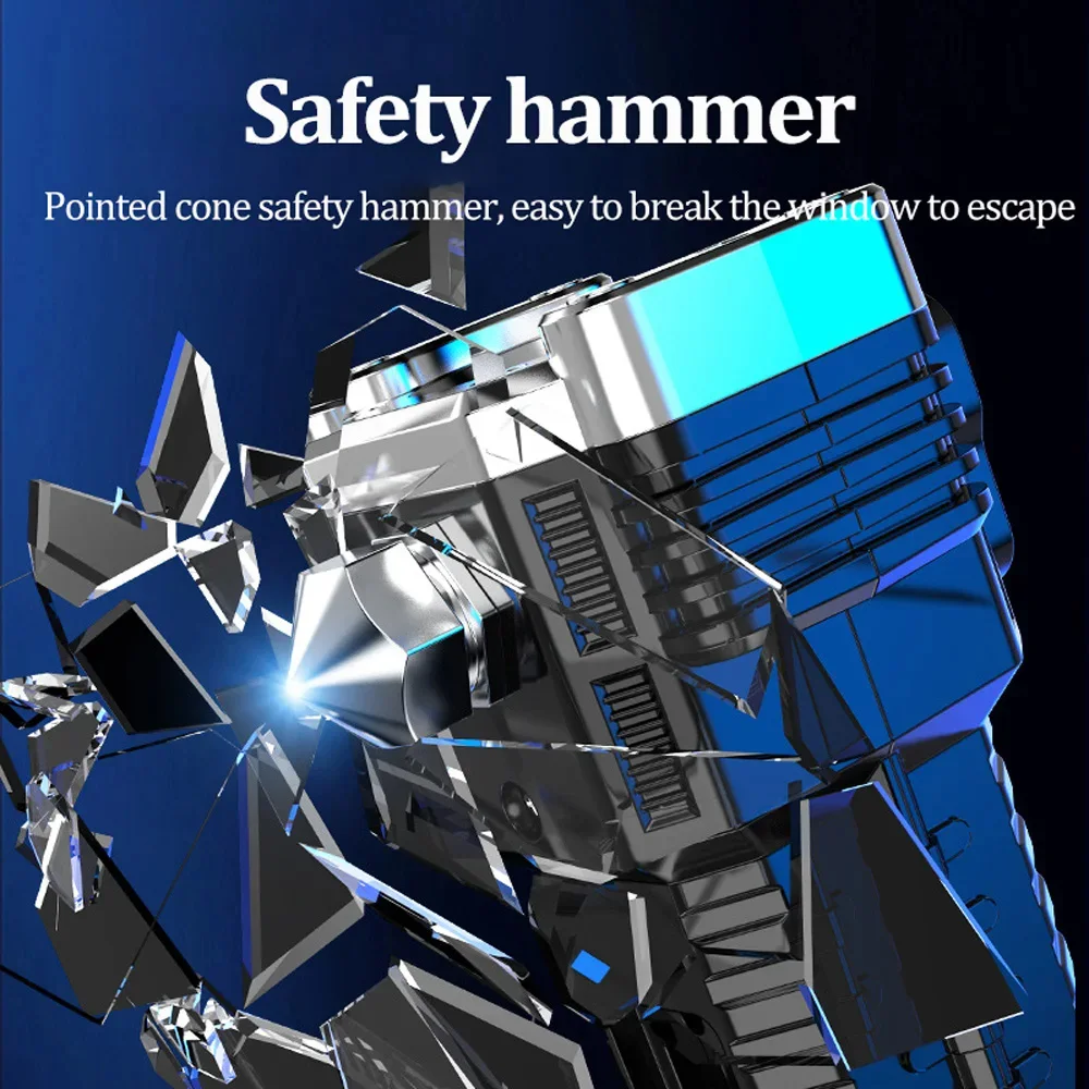 كشاف محمول متعدد الوظائف مع كشاف محمول - Portable LED Flashlight - 8 in 1