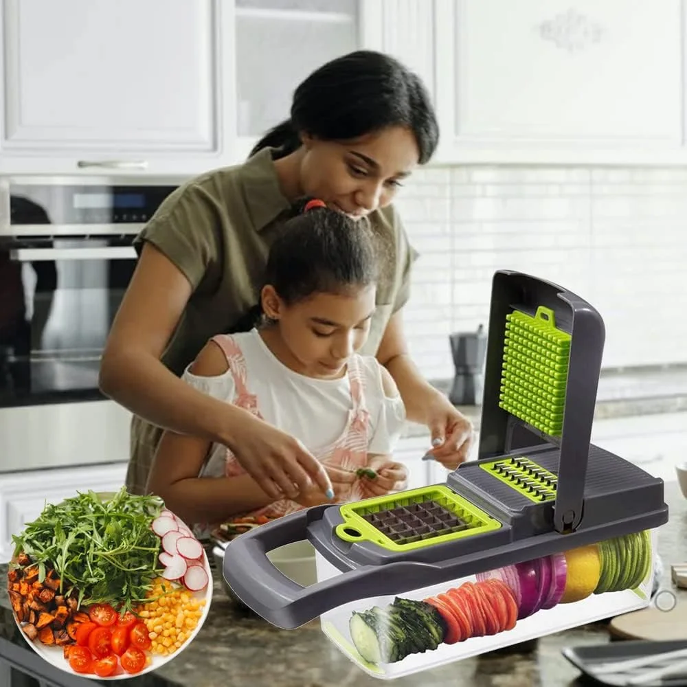 قطاعة خضروات متعددة الوظائف 12 في 1 - Multifunctional Vegetables Peeler 12in1