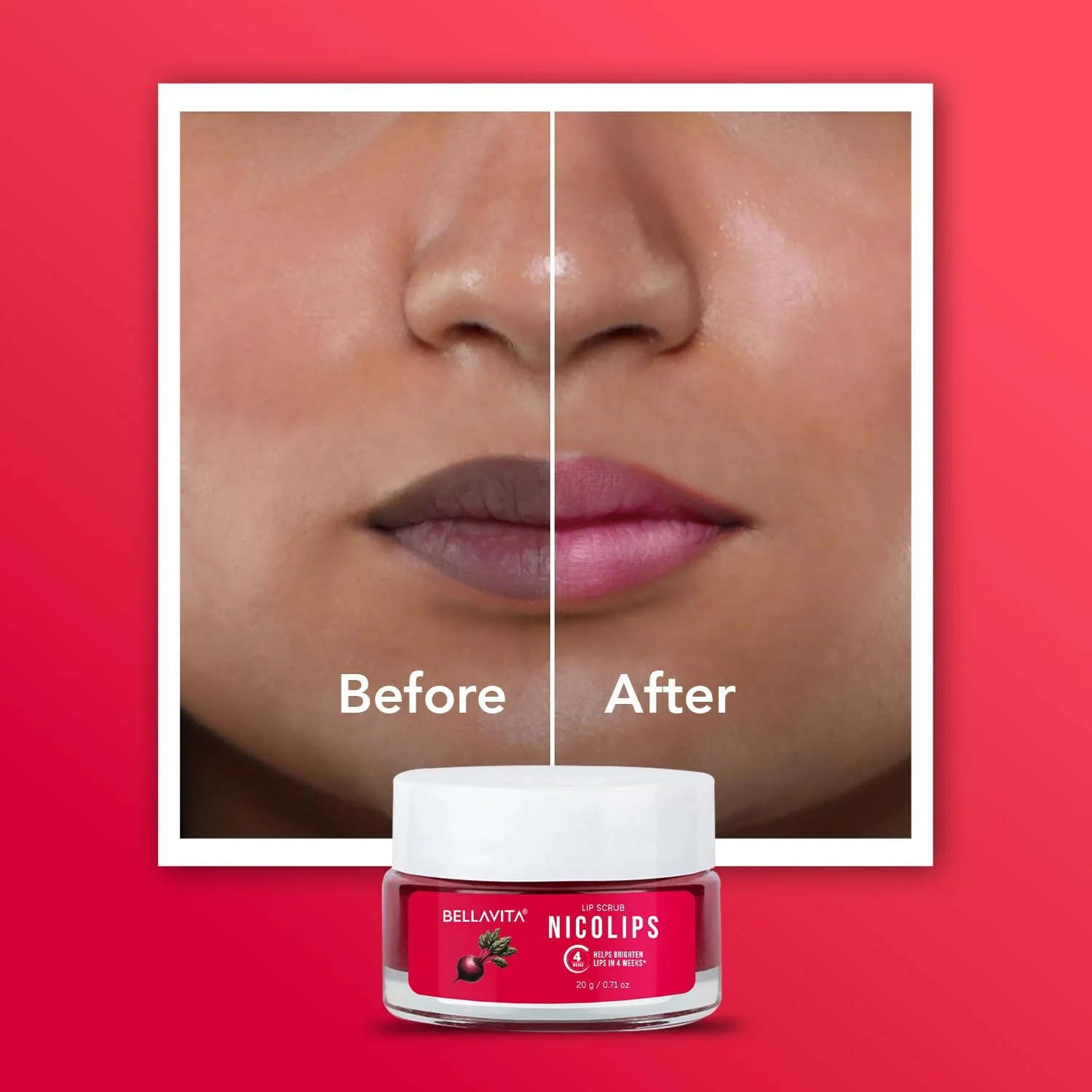 نيكوليبس بيلا فيتا اورغانيك - Lip Scrub Balm