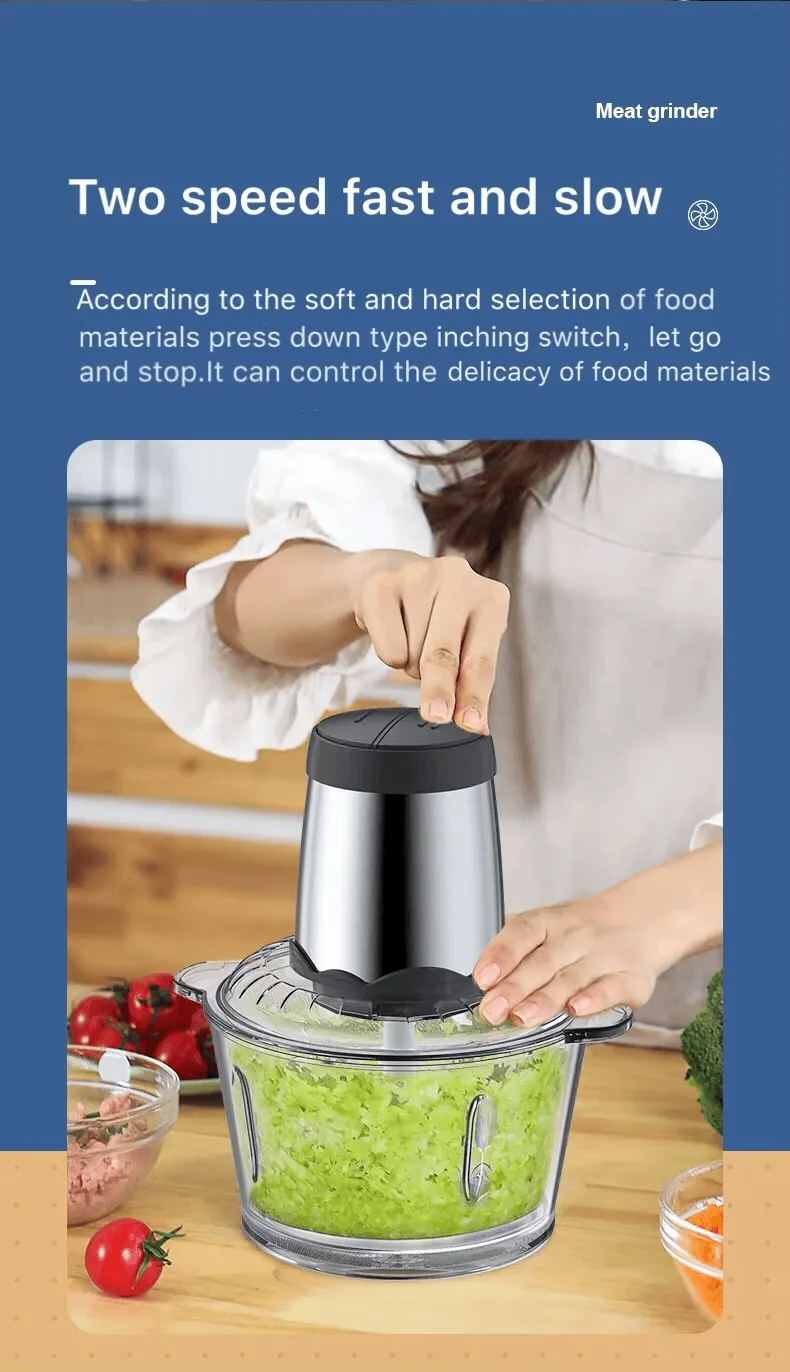 هاشور لحم متعدد الوظائف - Multifunctional electric meat grinder