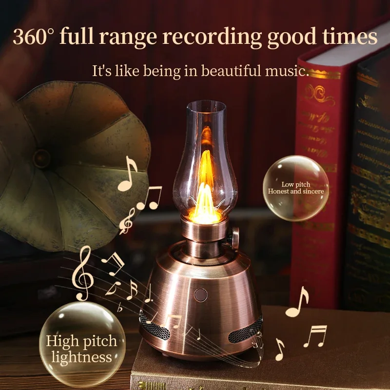 شاحن سيارة فائق السرعة 4 في 1 لمنفذ ولاعة السجائر - Portable Bluetooth Speaker Wood Grain