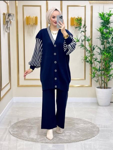 "استمتعي بأناقة ودفء 😍 مع أونصومبل خيط موديل تركي 🇹🇷.