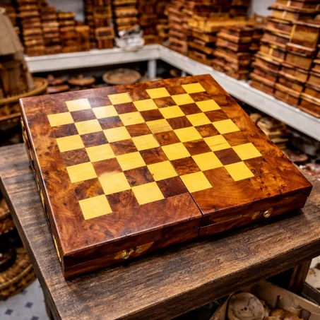 ✨لعبة الضاما وقطعة ديكور من خشب العرعر ✨