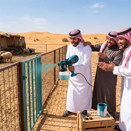 مسدس الرش الكهربائي الاحترافي المتطور بقوة توفر الوقت والجهد  ((عرض محدود🎁))
