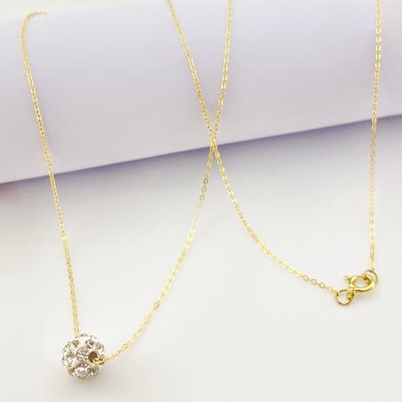 18K Swarovski necklace