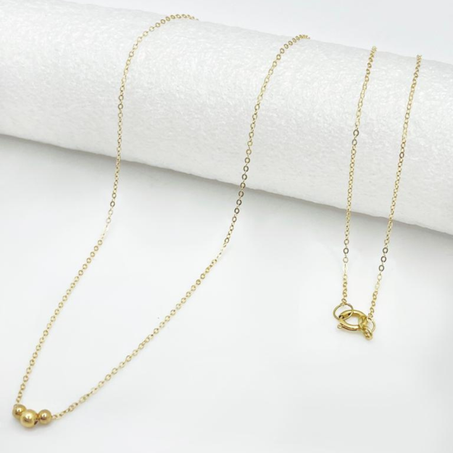 18K 3 Balls Necklace