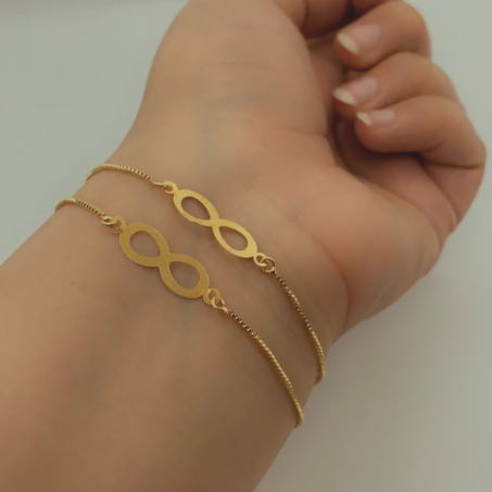 Infinity Pendant 18k Gold