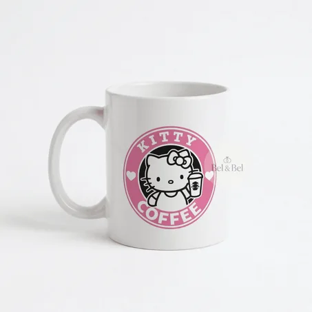 Mug "Kitty Coffee" – Anse en Cœur & Design Rose