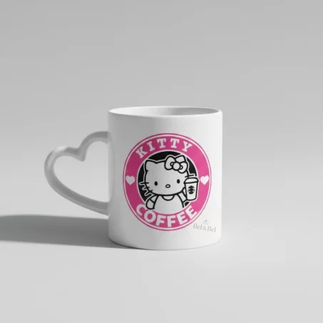 Mug "Kitty Coffee" – Anse en Cœur & Design Rose