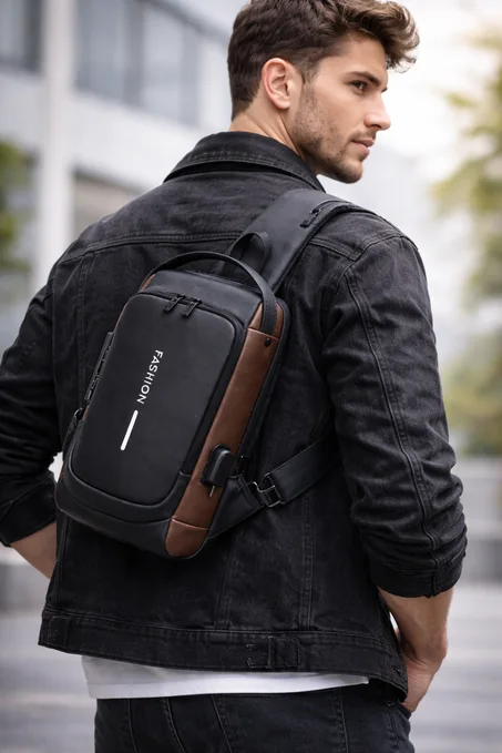 حقيبة مضادة للسرقة مع شحن USB