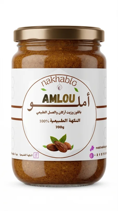 أملو باللوز بنكهة زيت أركان والعسل الطبيعي