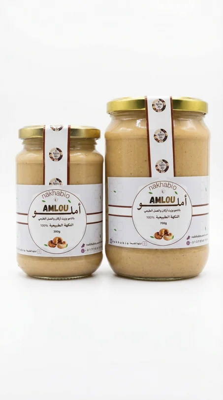 أملو بأكاجو وزيت أركان والعسل الطبيعي