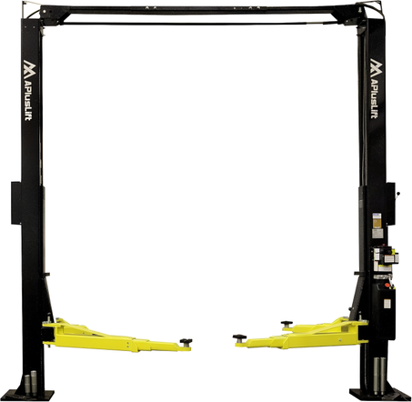 ALI Certified APlusLift Falcon TR-10CX 166" Tall 10000LB 2-Post Overhead Direct Drive Single Point Release Car Lift/Industry Leading 3 Year Warranty