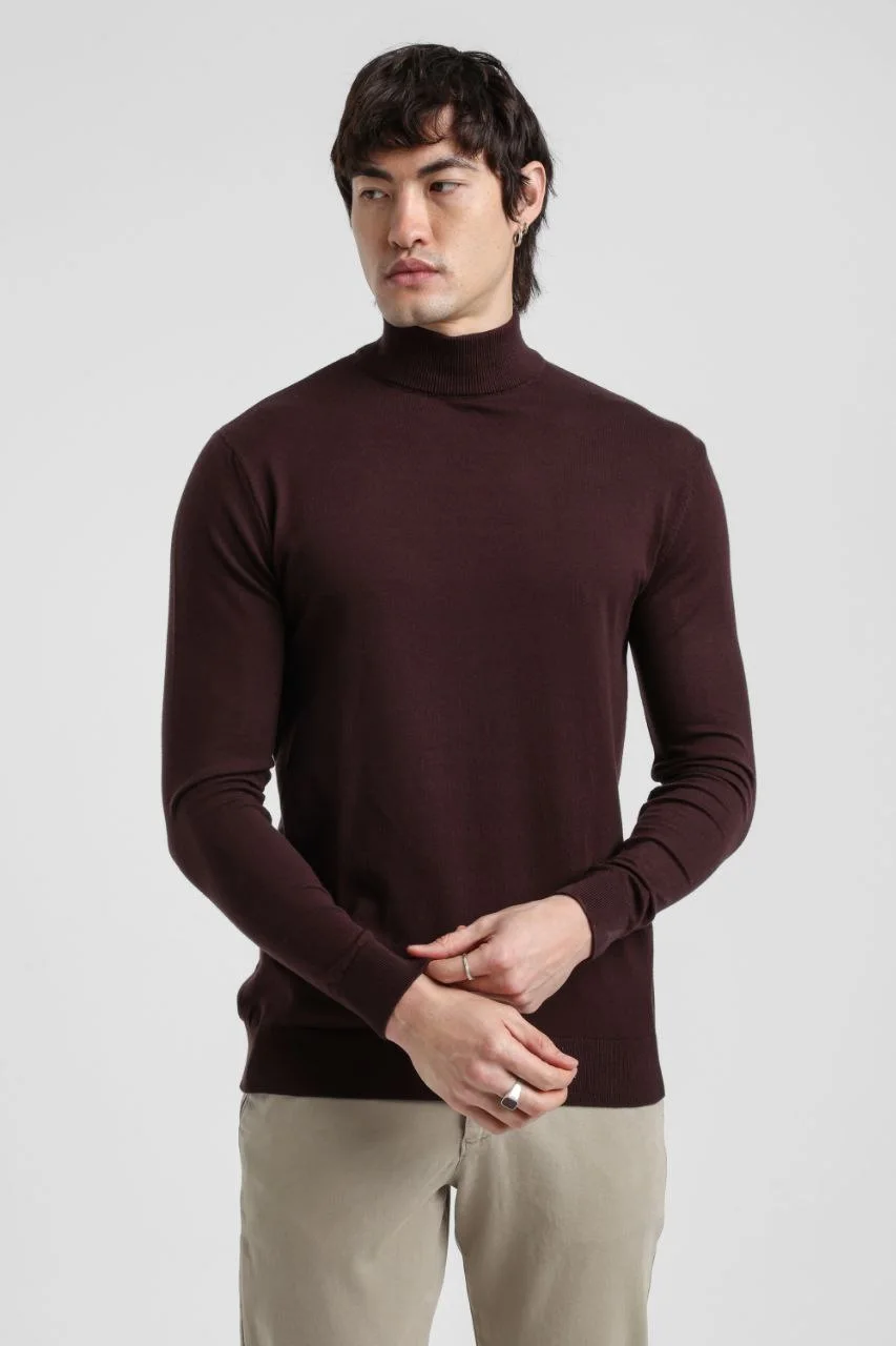 Tricot Col Roulé Homme – Élégance Classique & Style Premium