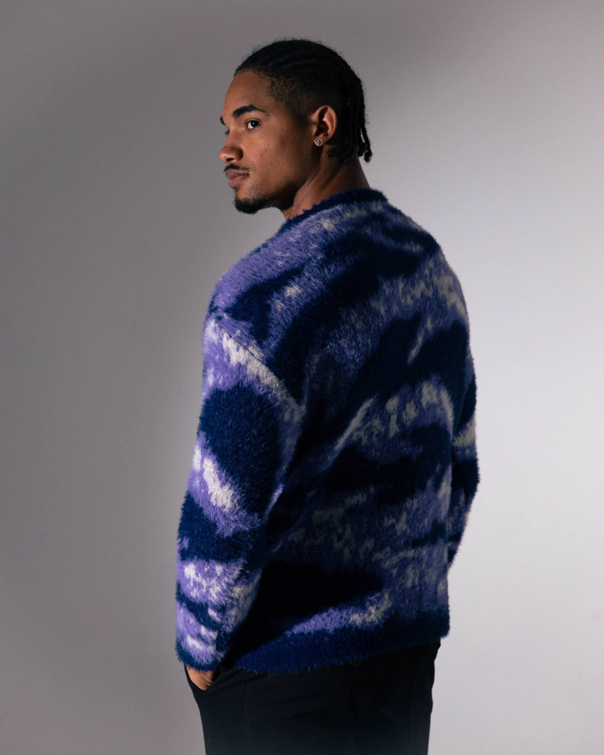 Pull Camouflage Shaggy – Texture Ultra Douce & Look Tendance