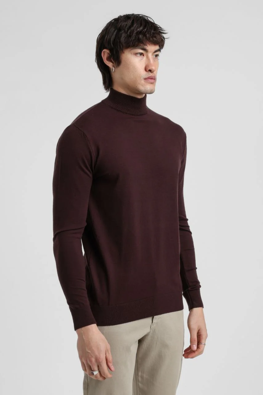 Tricot Col Roulé Homme – Élégance Classique & Style Premium