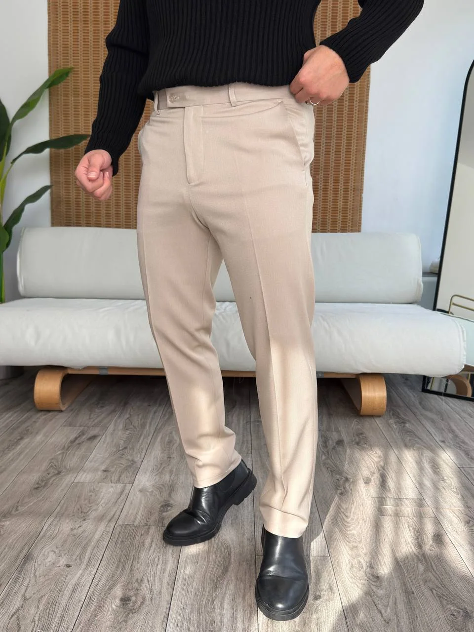 Pantalon Classique Homme – Coupe Slim Élégante & Look Premium