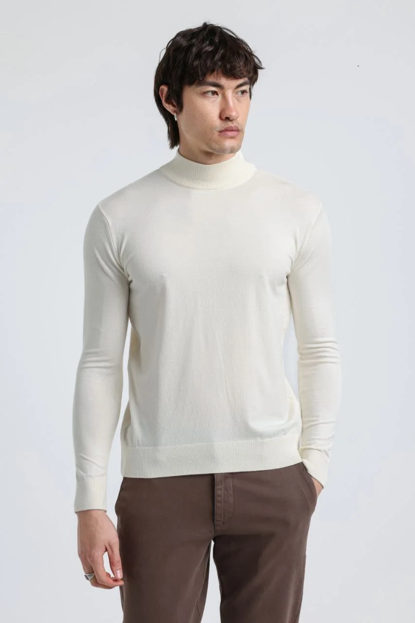 Tricot Col Roulé Homme – Élégance Classique & Style Premium