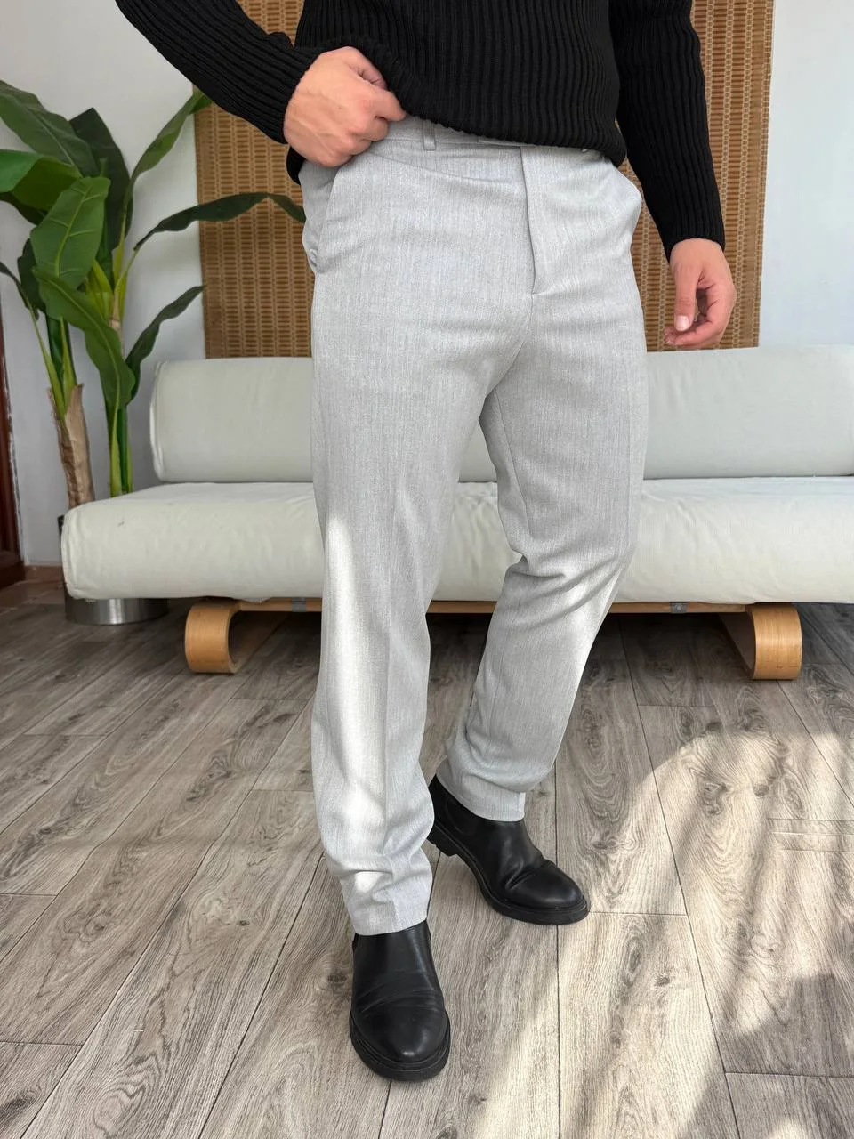 Pantalon Classique Homme – Coupe Slim Élégante & Look Premium