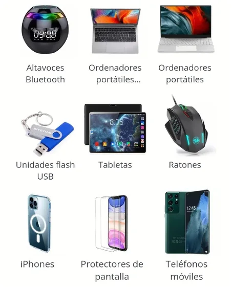 Dispositivos electrónicos y accesorios