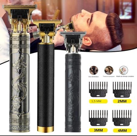 Cortadora de pelo eléctrica T9 USB para hombre, máquina de corte de pelo recargable,