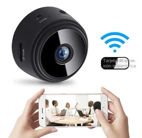 Mini cámara de vigilancia IP A9, WiFi, HD 1080p, Micro registro vocal, sans fil, versión nocturna