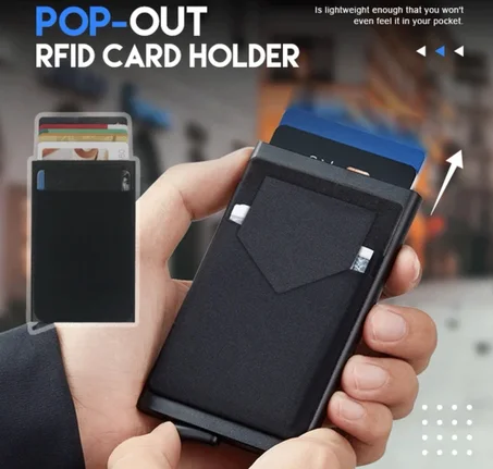 Cartera delgada de aluminio