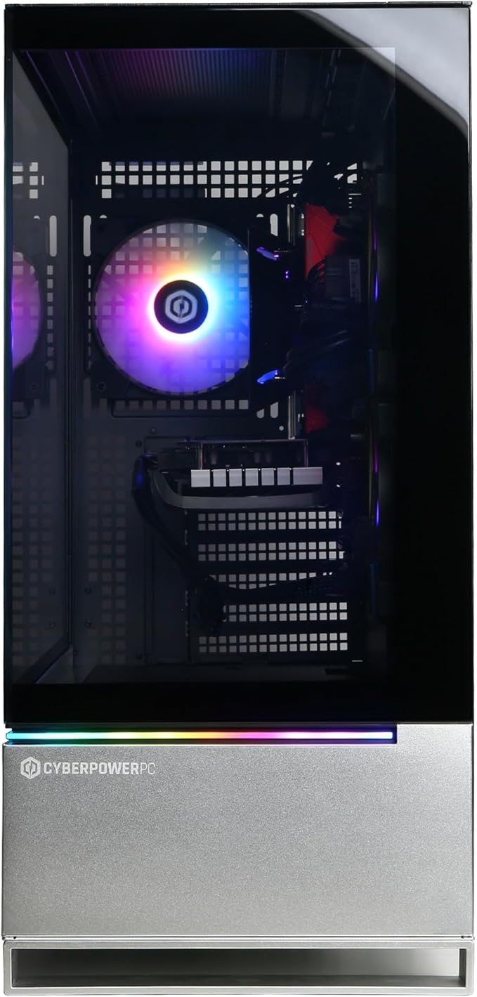 سايبر باور بي سي كمبيوتر العاب جيمر اكستريم في ار بمعالج انتل كور i5-13400F بتردد 2.5GHz وجيفورس RTX 4060 8GB وذاكرة DDR5 سعة 16GB وSSD PCIe جيل 4 سعة 1TB وواي فاي وويندوز 11 هوم (GXiVR8060A2