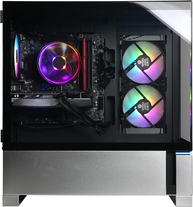 سايبر باور بي سي كمبيوتر العاب جيمر اكستريم في ار بمعالج انتل كور i5-13400F بتردد 2.5GHz وجيفورس RTX 4060 8GB وذاكرة DDR5 سعة 16GB وSSD PCIe جيل 4 سعة 1TB وواي فاي وويندوز 11 هوم (GXiVR8060A2