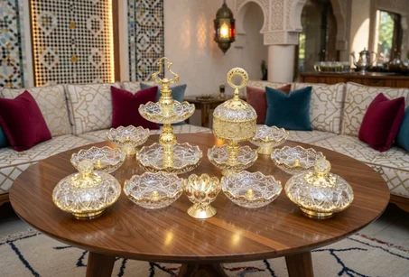 طقم الكريستال المكون من  11 قطعة