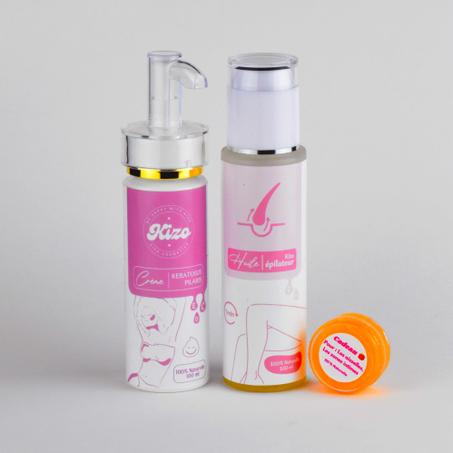 مجموعة كيزو لإزالة الشعر والتخلص من مشكل جلد الإوزة