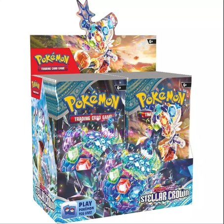 Pokemon Stellar Crown Booster Box Brand New Factory Sealed