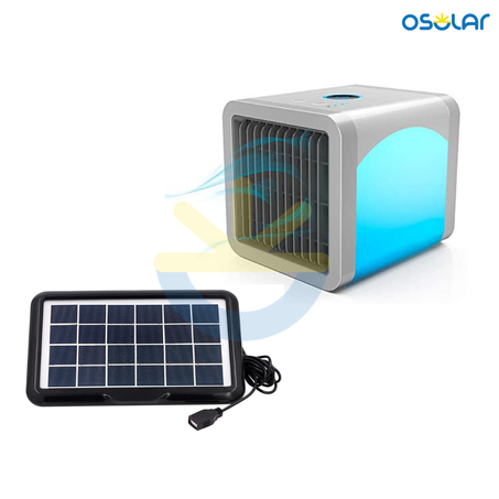 Mini Climatiseur Solaire مكيف الهواء المحمول بطاقة الشمسية