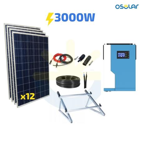 KIT SOLAIRE On-Grid 3.0KW-1PH