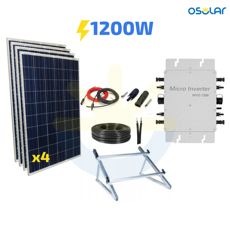 KIT SOLAIRE On-Grid 1.2KW-1PH