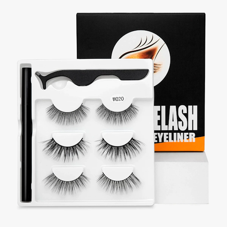 False Eyelashes / Eyeliner رموش صناعية / محدد العيون