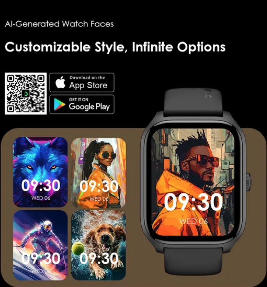 ساعة Oraimo Watch 5 Lite الذكية – شاشة كبيرة 2.01