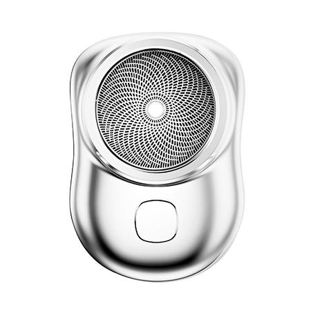 ماكينة حلاقة كهربائية محمولة ماكينة حلاقة صغيرة مسموعة لحلاقة اللحية رأس قاطع ترددي سكاكين حلاقة قابلة لإعادة الشحن للرجال