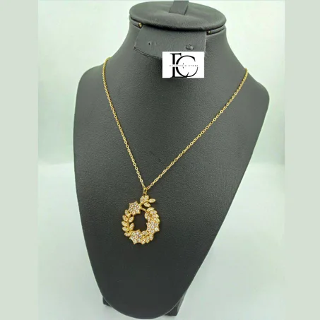 Collier Guirlande Ronde femme acier inoxydable