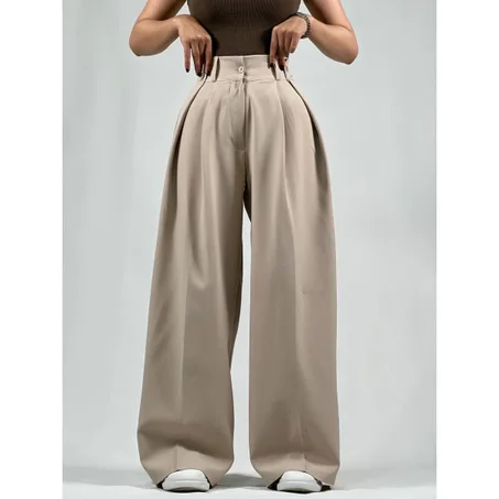 ✨ Pantalon Palazzo en Crêpe Élégance