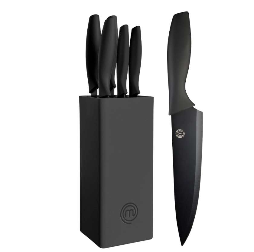 Couteaux masterchef : 5pcs + Block gratuit
