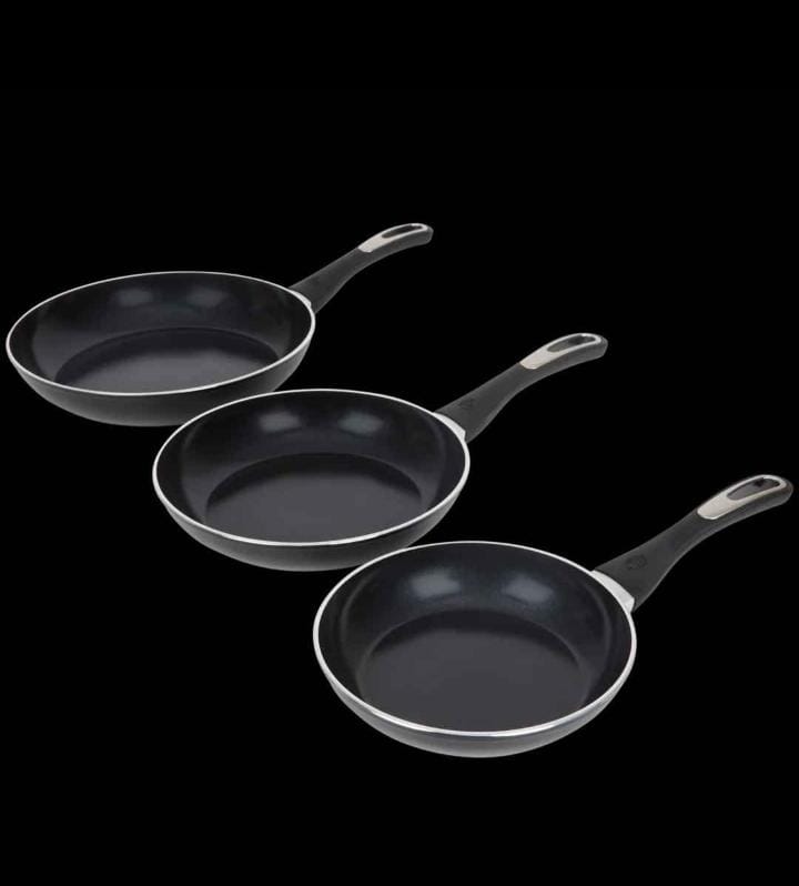 طقم 3 مقالي ماستر شيف أصلية – جودة عالمية للطهي الصحي SET OF 3 FRYNIG PANS MasterChef